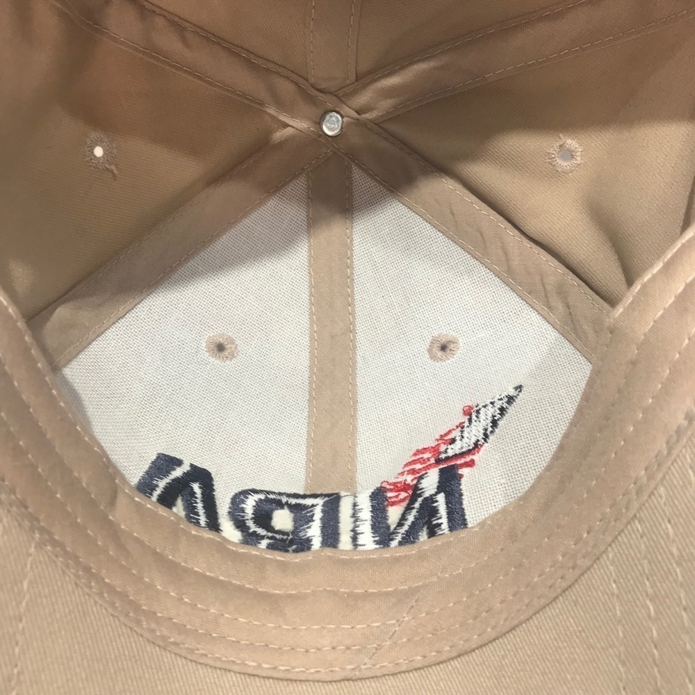 NRA National Rifle Association Embroidered Tan Adjustable Support Troops Hat Cap - Picture 7 of 8